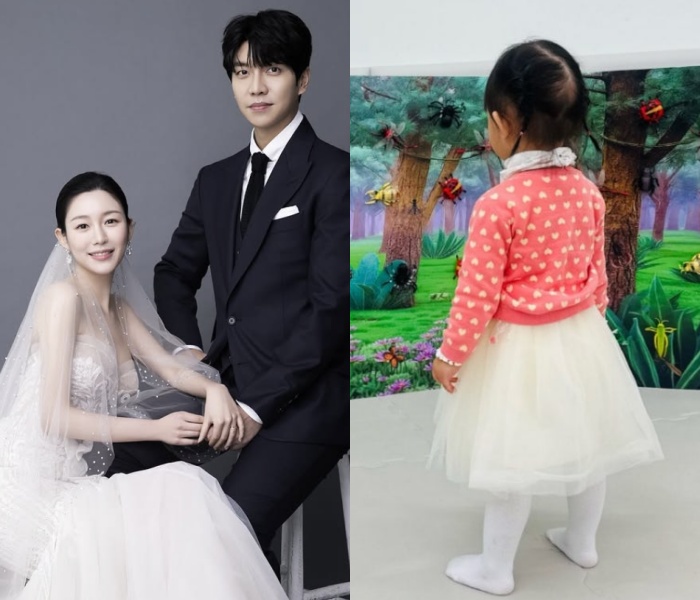 이승기♥이다인 딸 근황, 사랑스러운 뒤태 공개