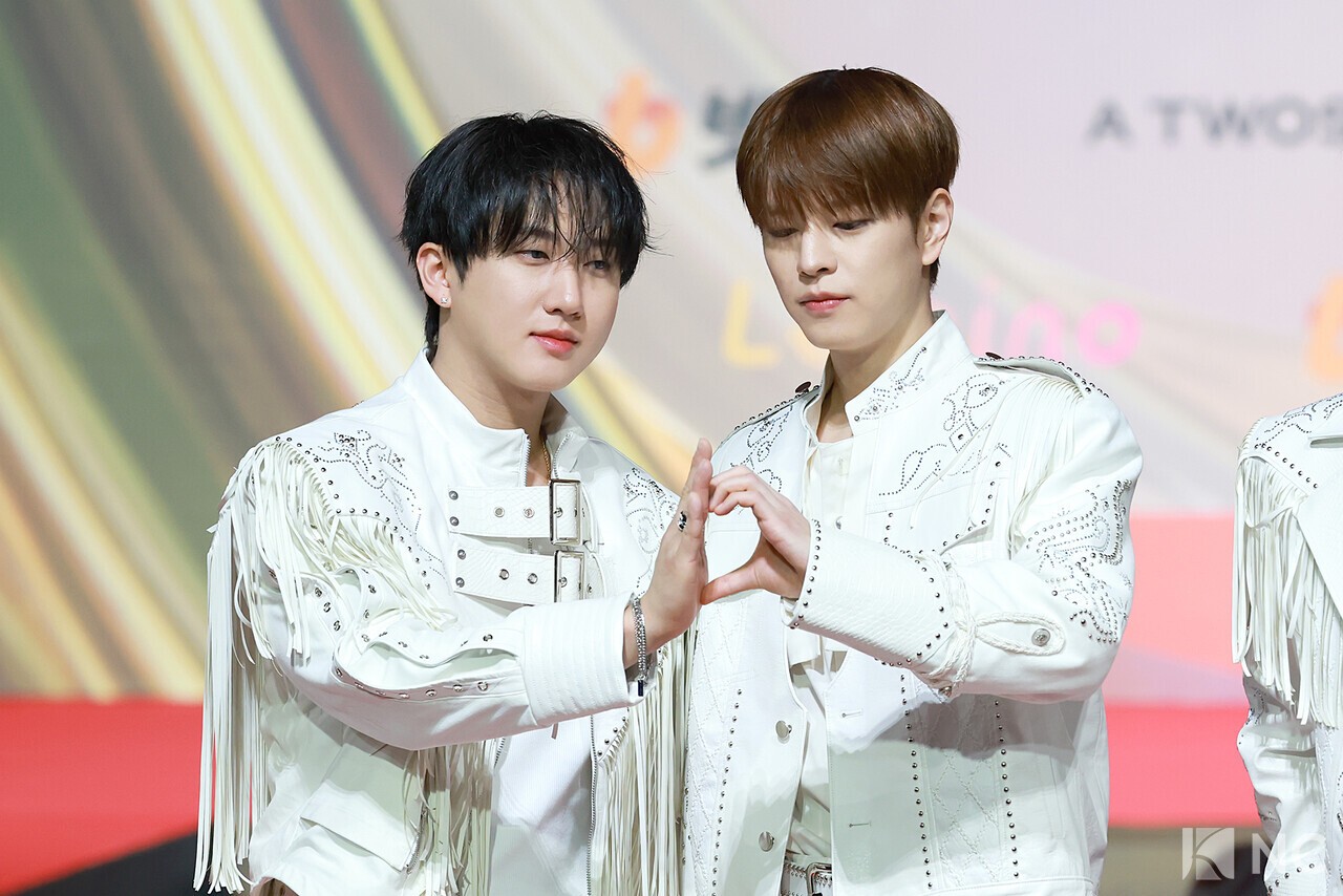 [NC포토] 스트레이키즈 창빈·승민, 이루어질 수 없는 우리 사랑